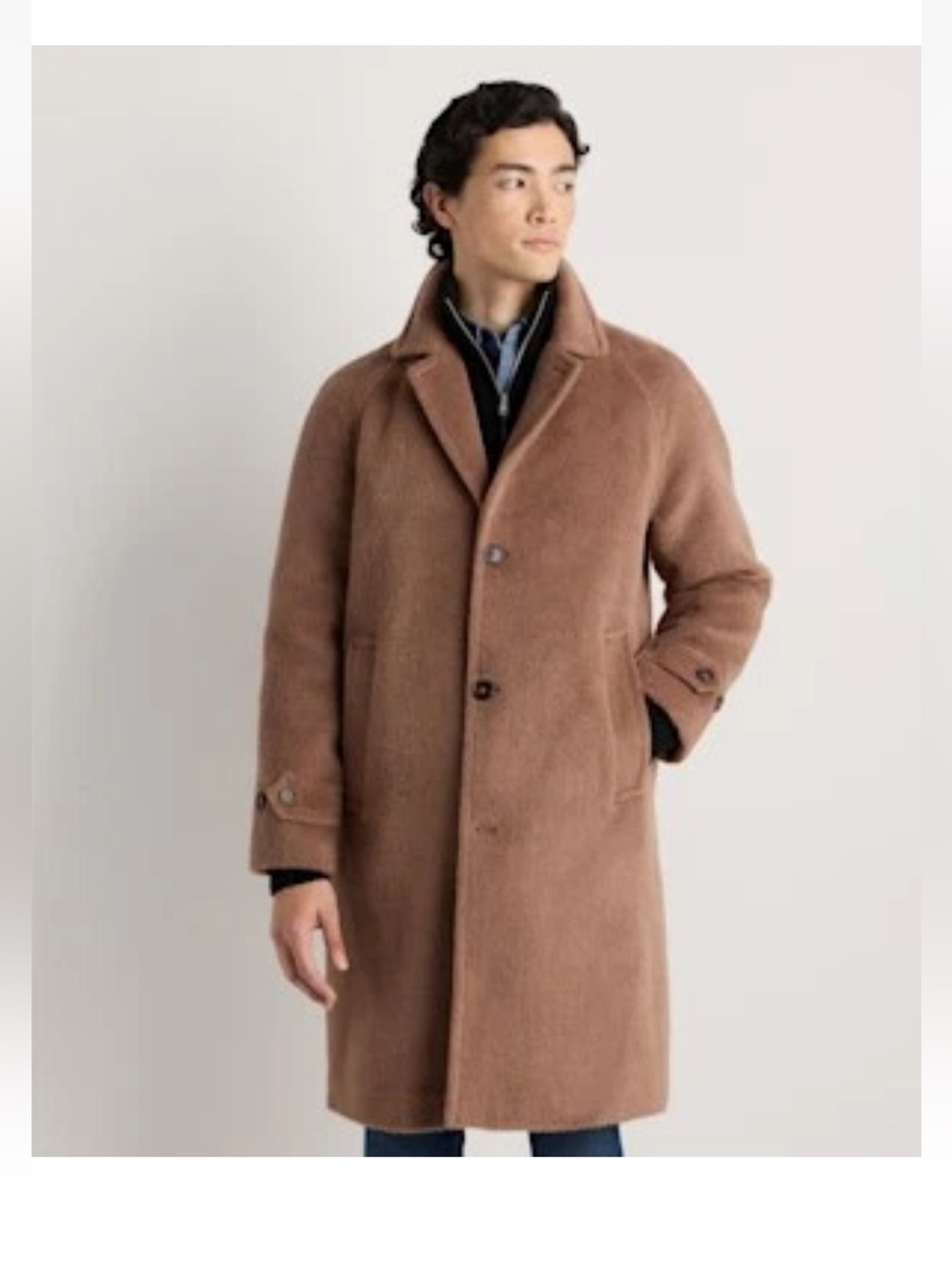 Quince Alpaca-Wool Overcoat | Rustic Brown | Size XL New with tags